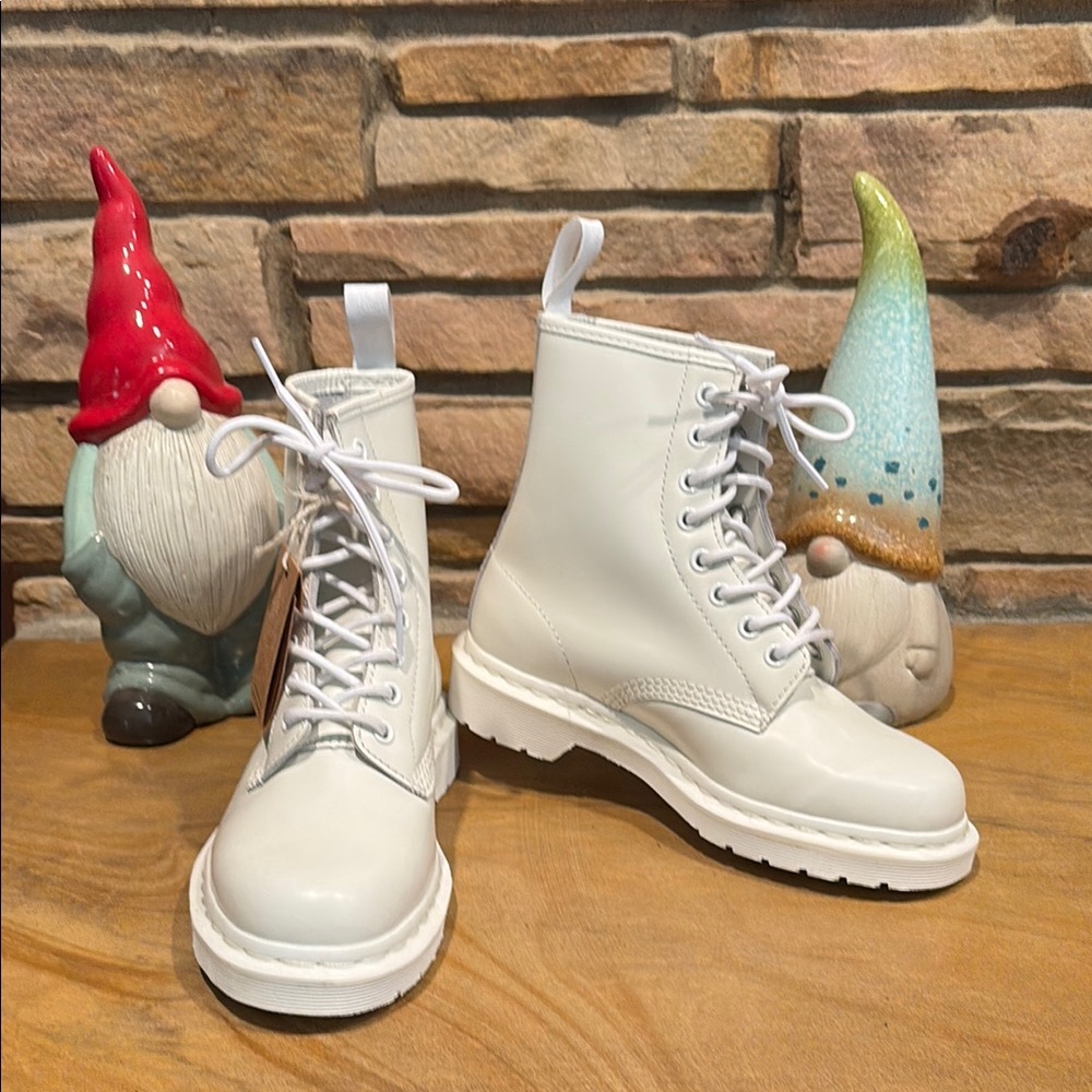 NOT FOR SALE: Dr. Martens White Combat Boots 🥾!